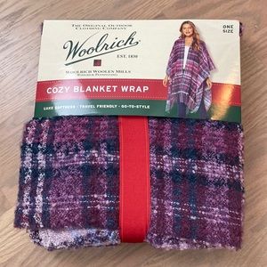 New Woolrich Cozy Blanket Wrap